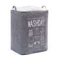 Wholesale large capacity cotton clothes quilt storage bag folded clothes storage organizer storage basket dirty laundry basket